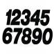 SUPER X STICK-ON NUMBERS AND LETTERS (Dirt Digits)