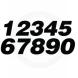PRO DIGITS 4”, 6”, 8” STICK-ON NUMBERS (Dirt Digits)