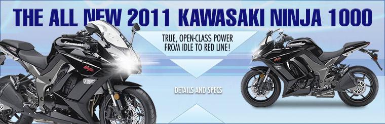 Check out the all New 2011 Kawasaki Ninja 1000 at Granbury Motorsports.